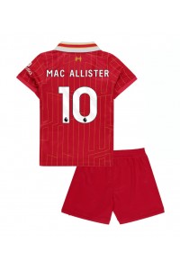 Liverpool Alexis Mac Allister #10 Jalkapallovaatteet Lasten Kotipeliasu 2024-25 Lyhythihainen (+ Lyhyet housut)